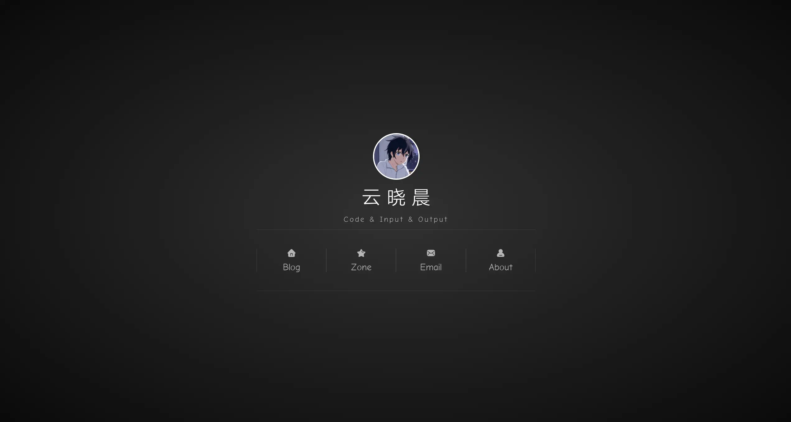 图片[3] - 推荐一款炫酷的个人首页 - 云晓晨 KaiQi.Wang